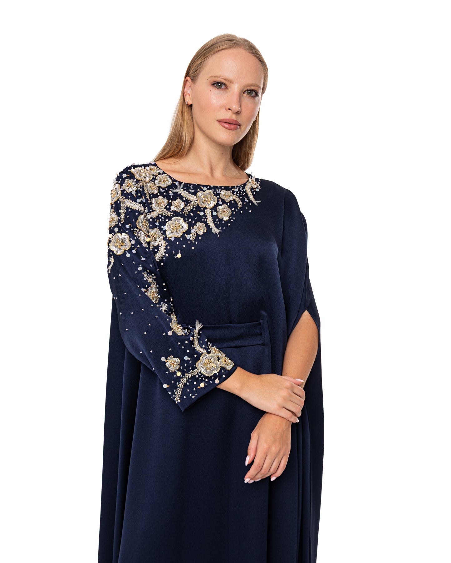 Asymmetrical silhouette dress