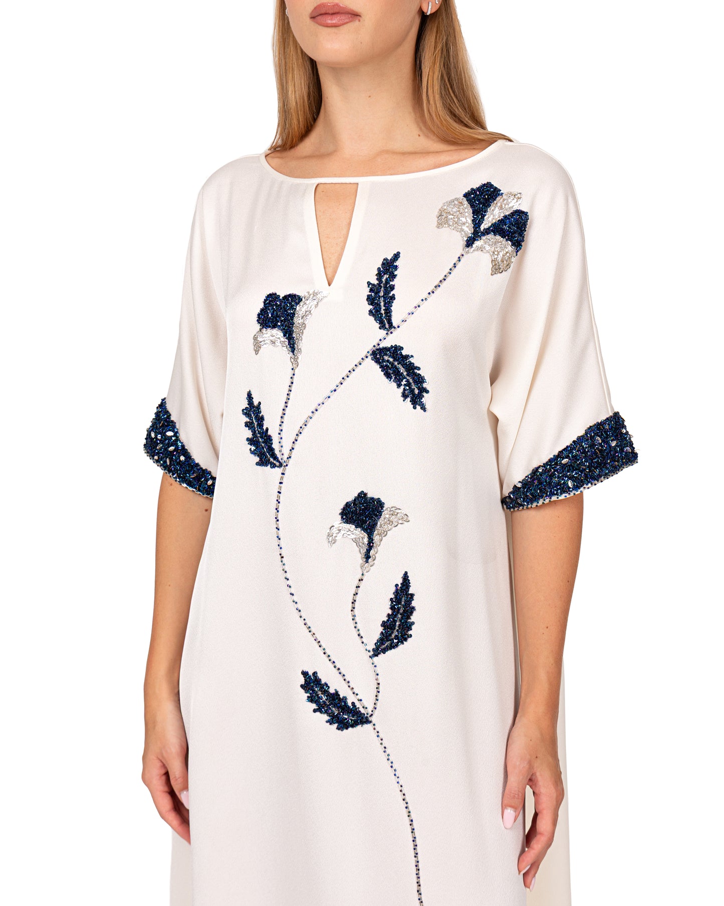 A line Kimono sleeve dress