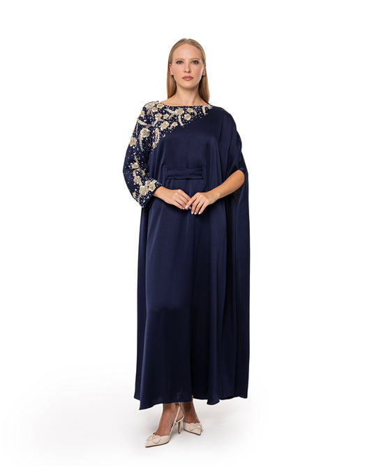 Asymmetrical silhouette dress