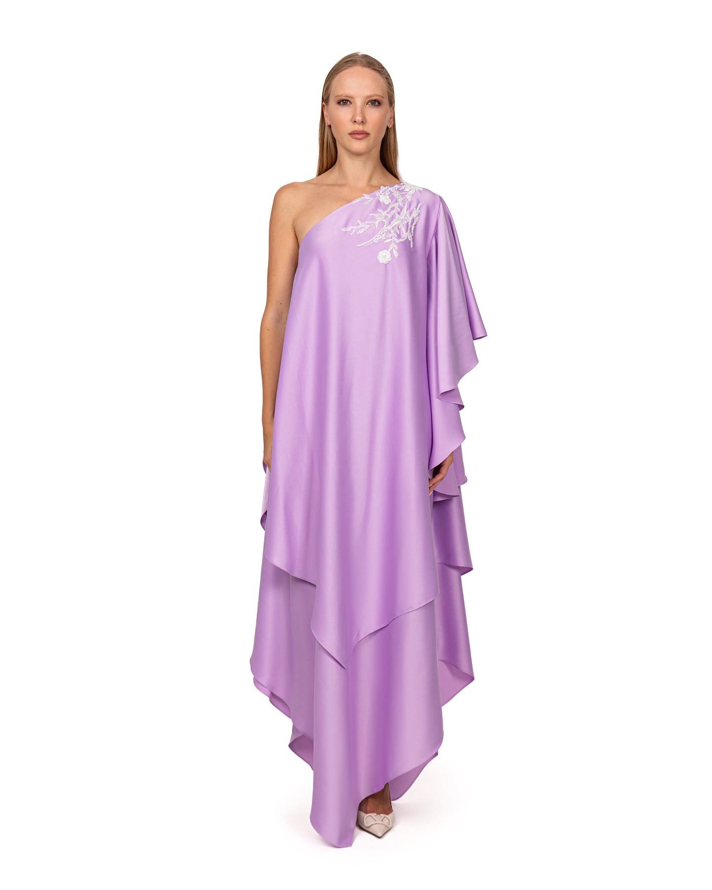 Modern off shoulder farasha