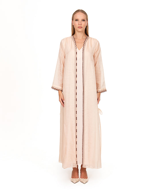 Pastel peach bisht set
