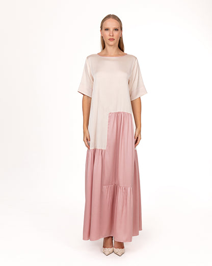 Asymmetric bohemian maxi
