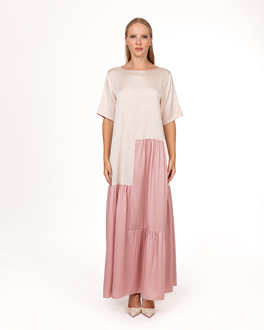 Asymmetric bohemian maxi