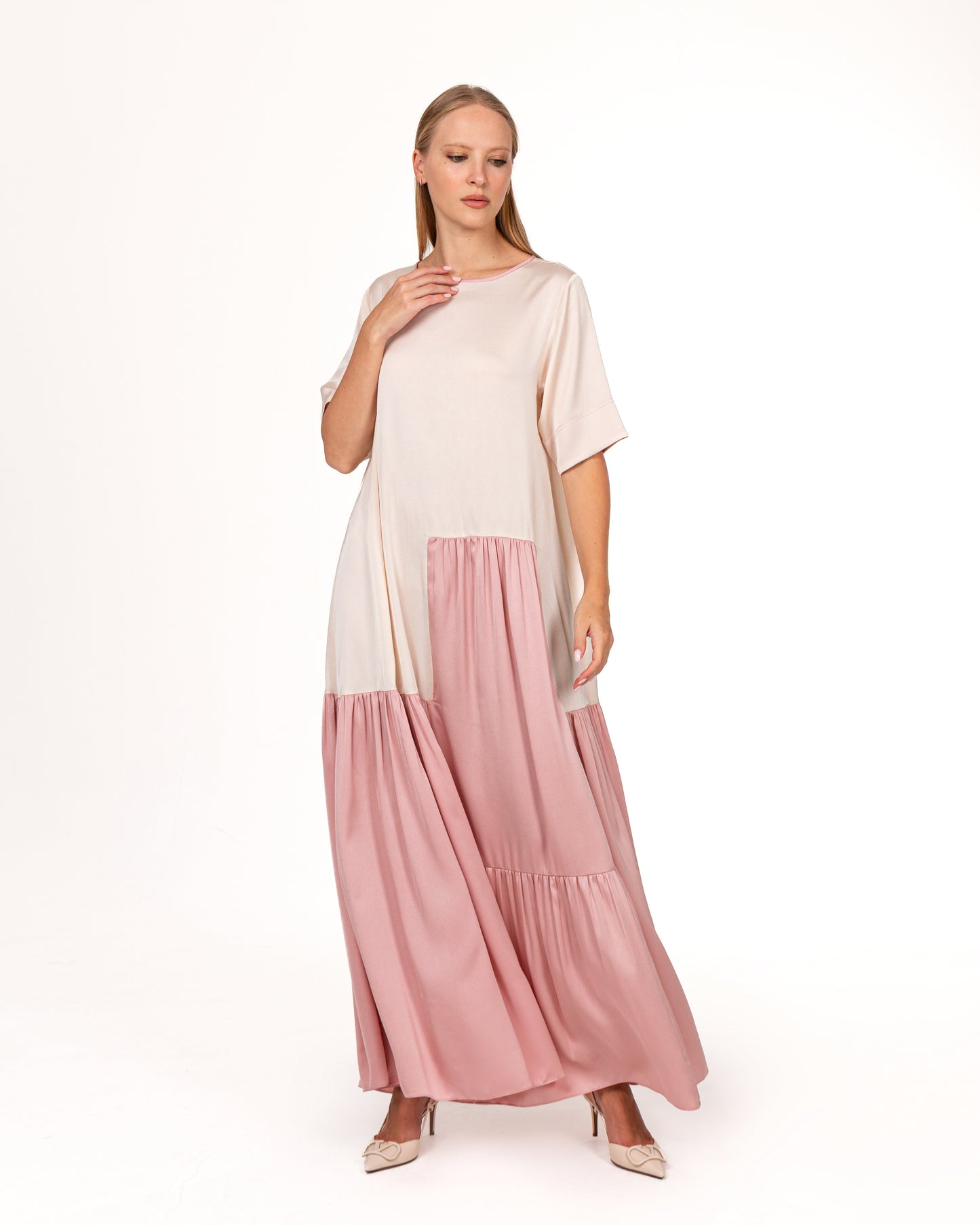 Asymmetric bohemian maxi