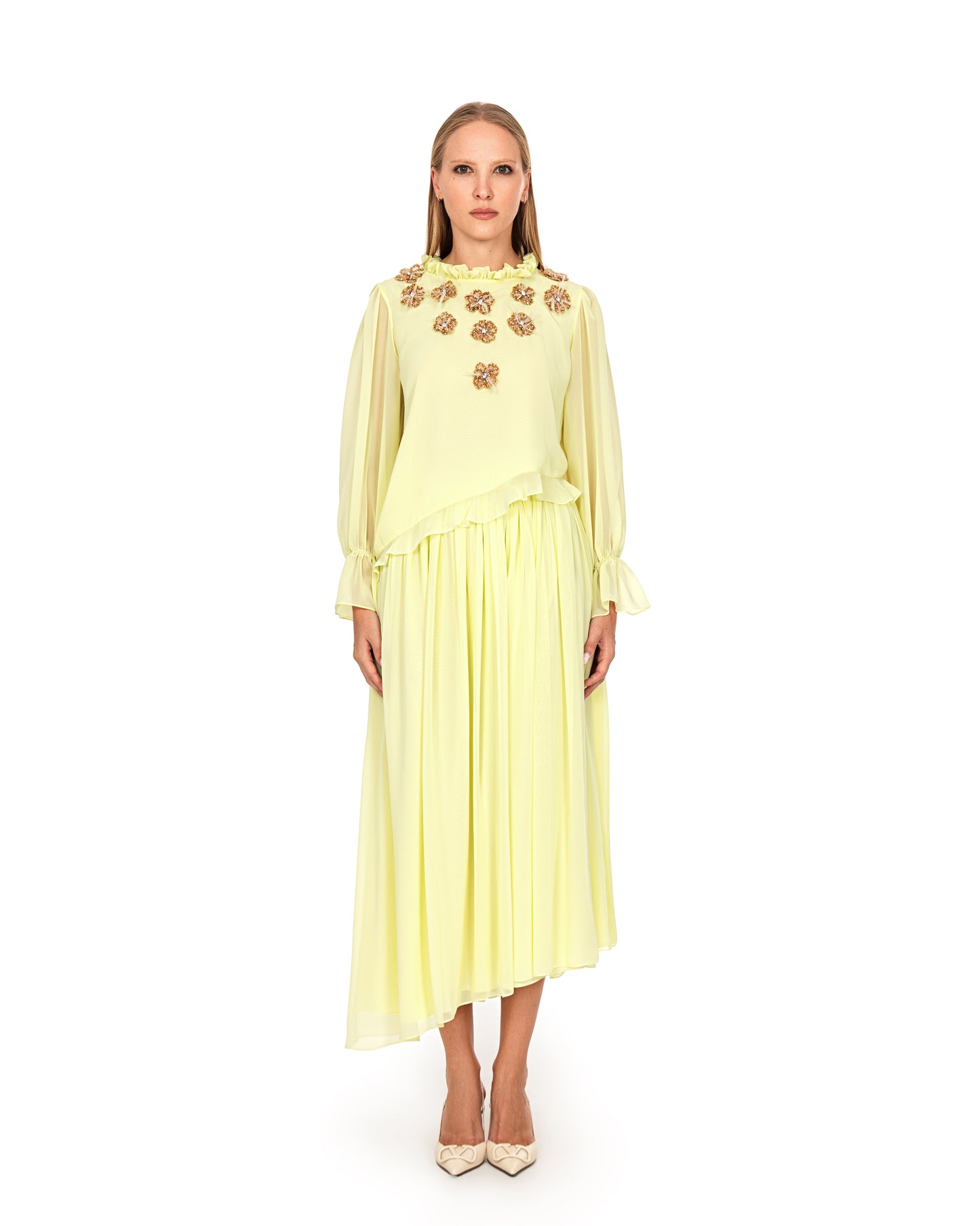 Butter yellow coord set