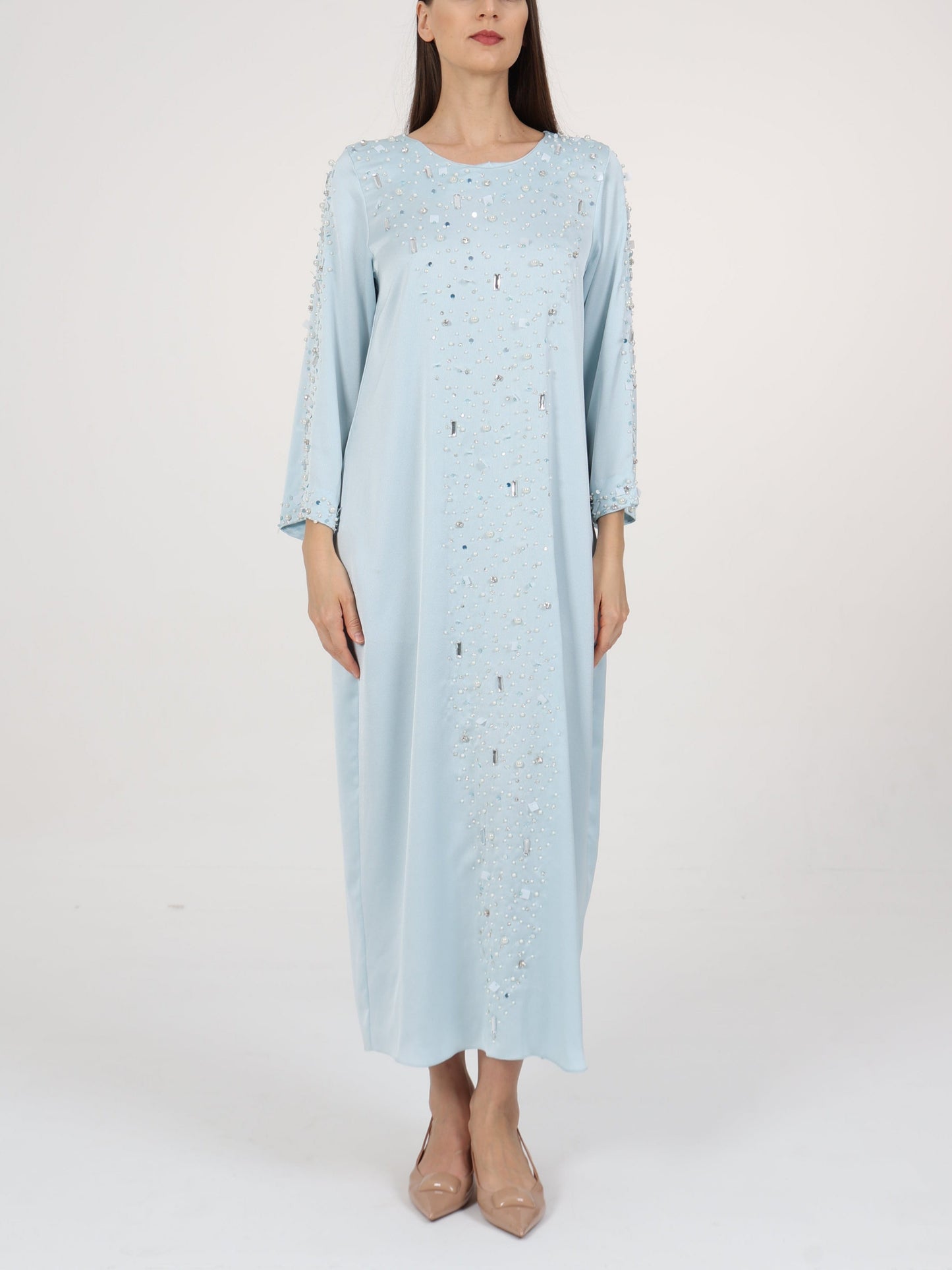 Abstract Embellished Dress